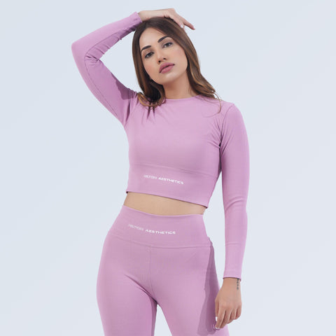 Signature Rib Crop Tops