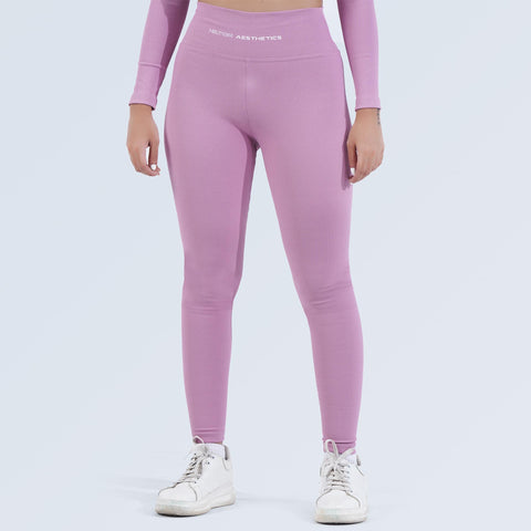 High Waist Rib Leggings