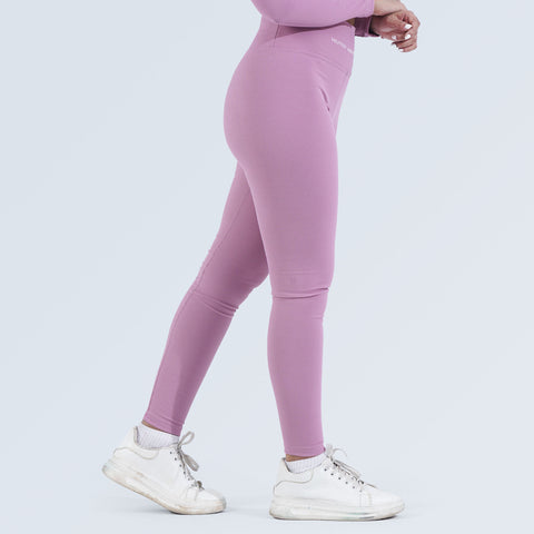 High Waist Rib Leggings