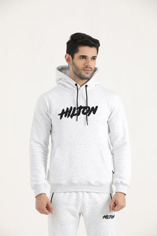 Oatmeal Patch Hoodies