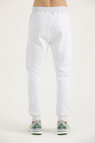 Oatmeal Embroider Joggers