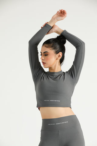 Signature Rib Crop Tops